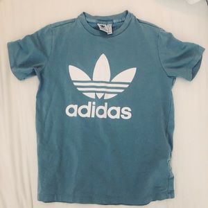 Adidas Blue Trefoil Tee